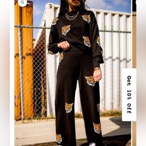 Dressed in Lala fierce female knit play suit